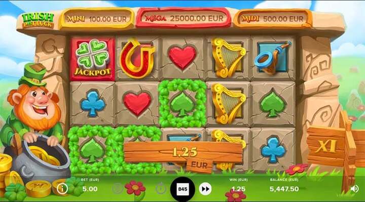 Irish Pot Luck Slot Screenshot